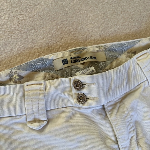 y2k cream corduroy flare jeans - Picture 2 of 3